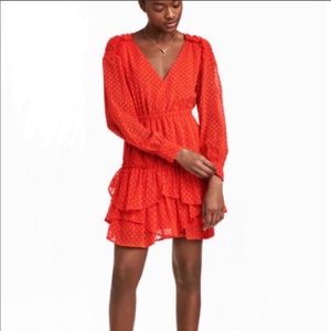 Cherry ruffle summer dress